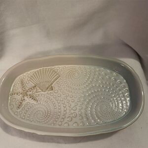 Ombre Oval Plat Starfish Shell Design
